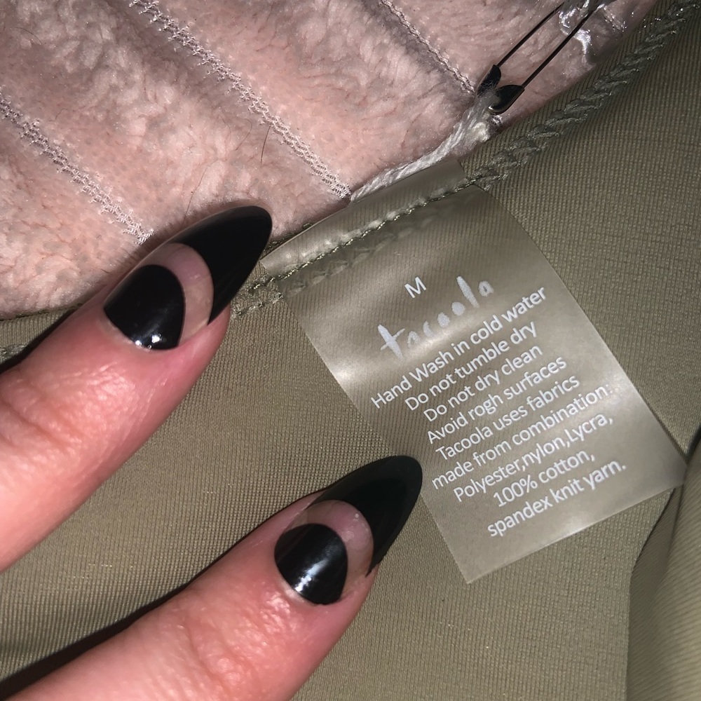 Nwot knit green swim top revolve tacoola M bathing suit spring casual $120 - Picture 6 of 8